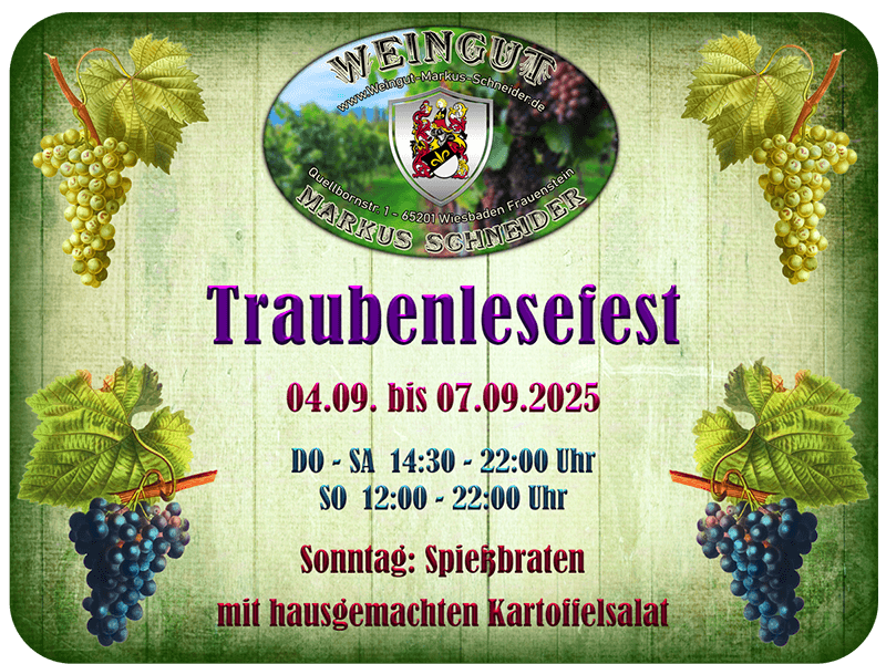 Traubenlesefest 2025 Traubenlesefest 2025