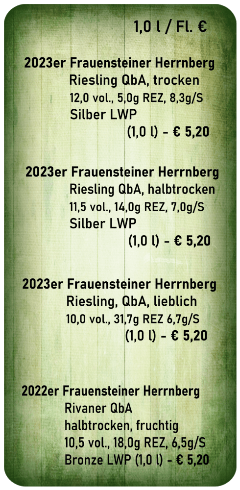 Weinpreisliste 2025/3 - Weingut Markus Schneider Weinpreisliste 2025/3 - Weingut Markus Schneider